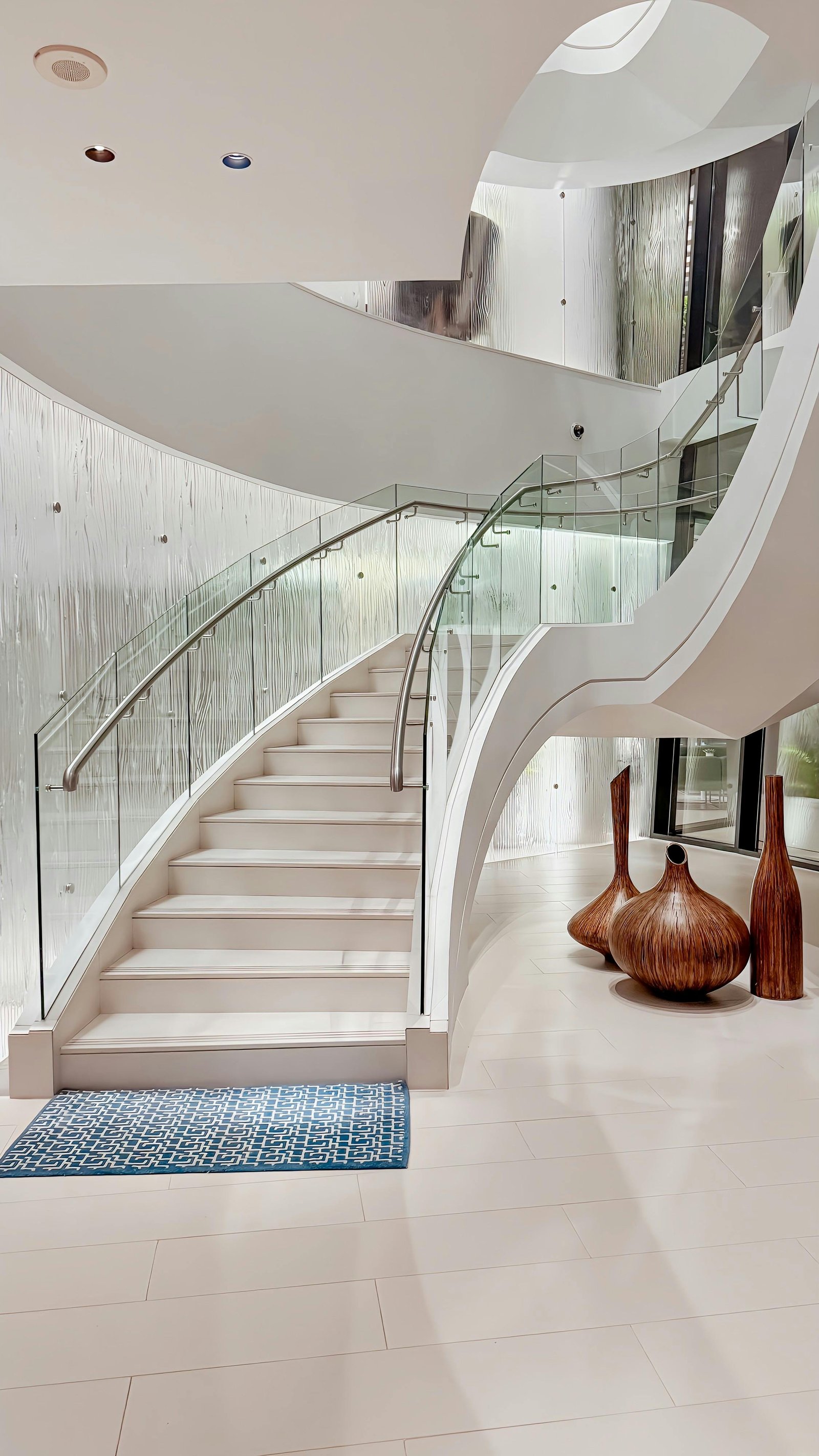 Artful decor vignette with layered textures